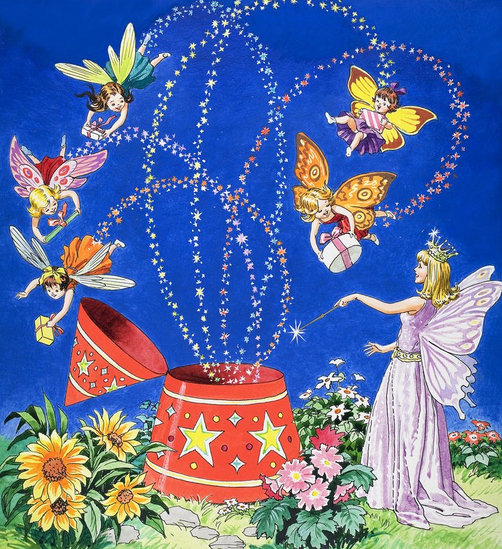 Fairy Candle, illustration fra 
