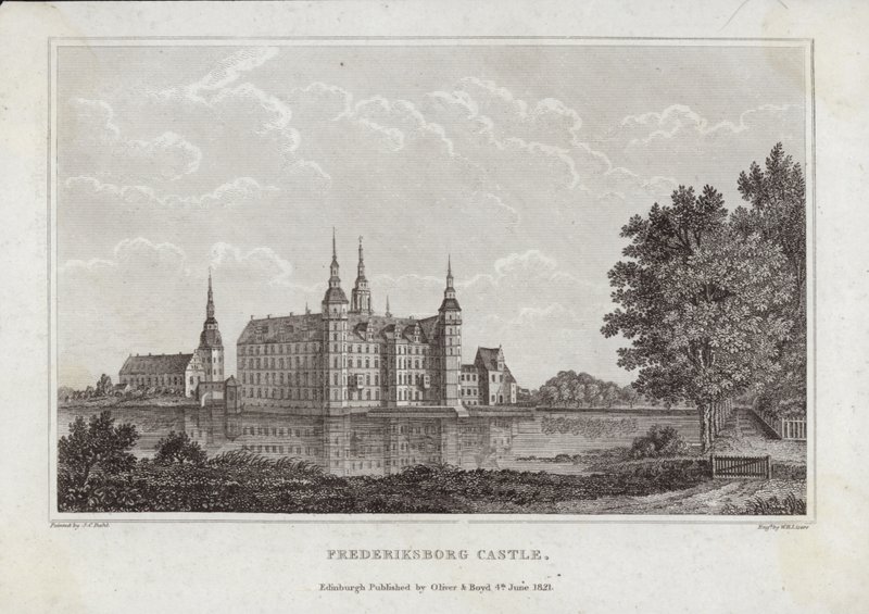Frederiksborg Palace af Johan Christian Dahl