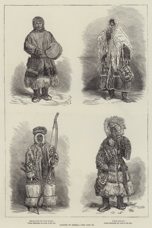 Indfødte i Sibirien af Johann Nepomuk Schonberg