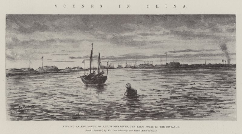 Scener i Kina af Johann Nepomuk Schonberg