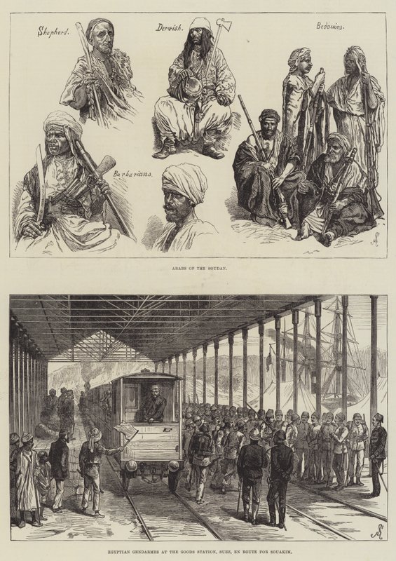 Skitser af Sudan af Johann Nepomuk Schonberg