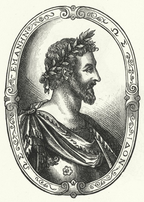 Pierre Ronsard, fransk digter (gravering) af Johann Theodor de Bry
