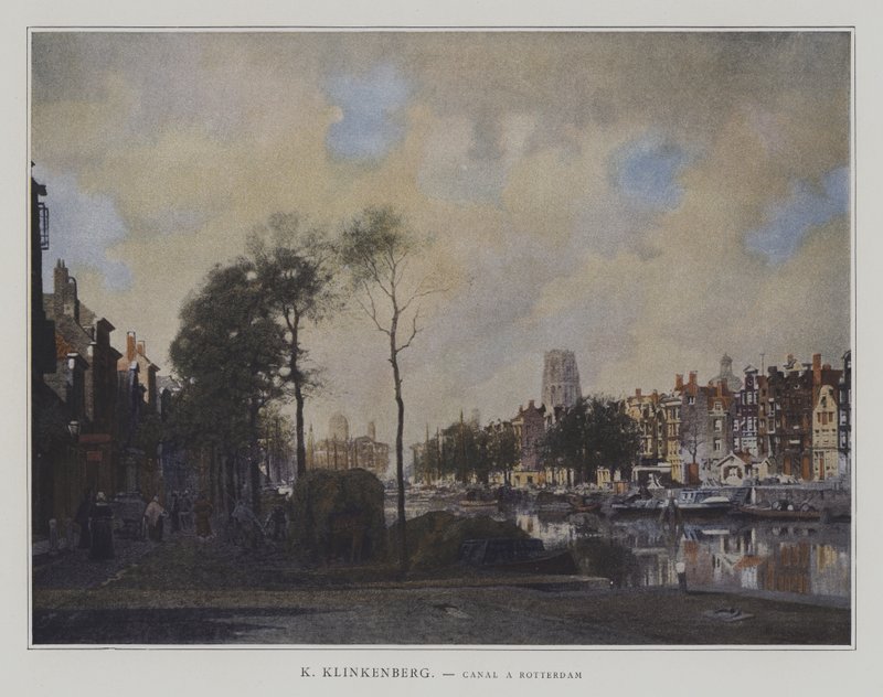 Kanal i Rotterdam af Johannes Karel Christian Klinkenberg