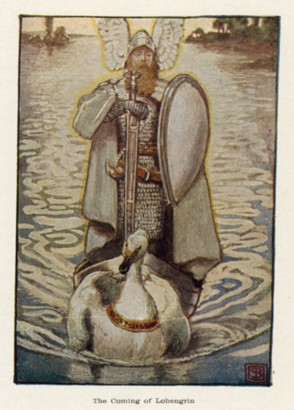 Lohengrins komme af John Byam Liston Shaw