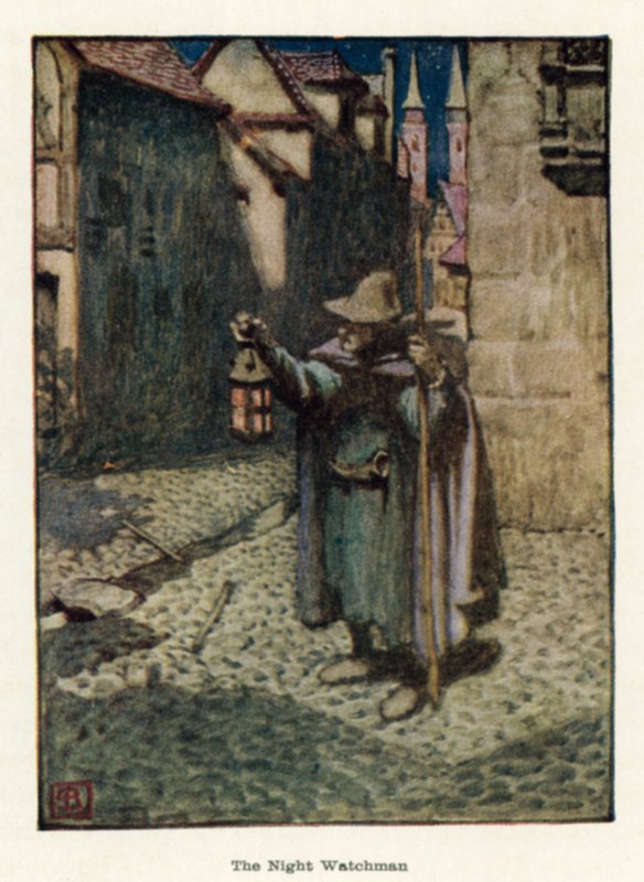 Nattevagten af John Byam Liston Shaw