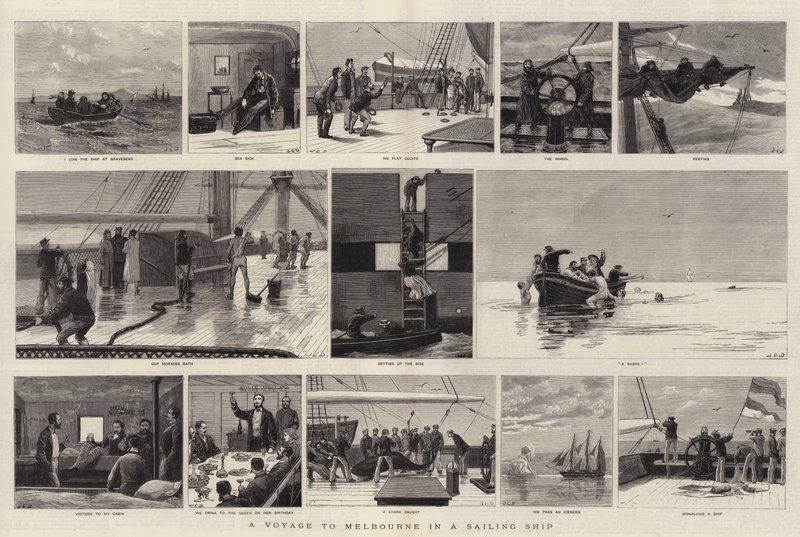 En rejse til Melbourne i et sejlskib af John Charles Dollman