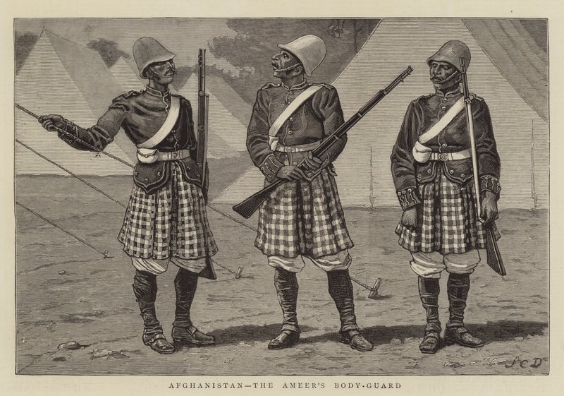 Afghanistan, Ameers kropsvagt af John Charles Dollman