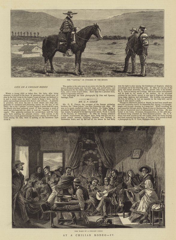 På en chilensk Rodeo, IV af John Charles Dollman