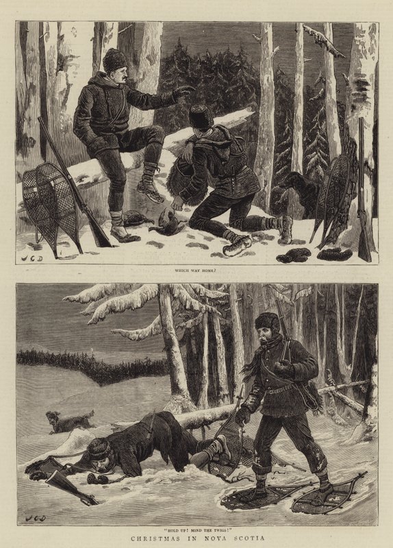 Jul i Nova Scotia af John Charles Dollman