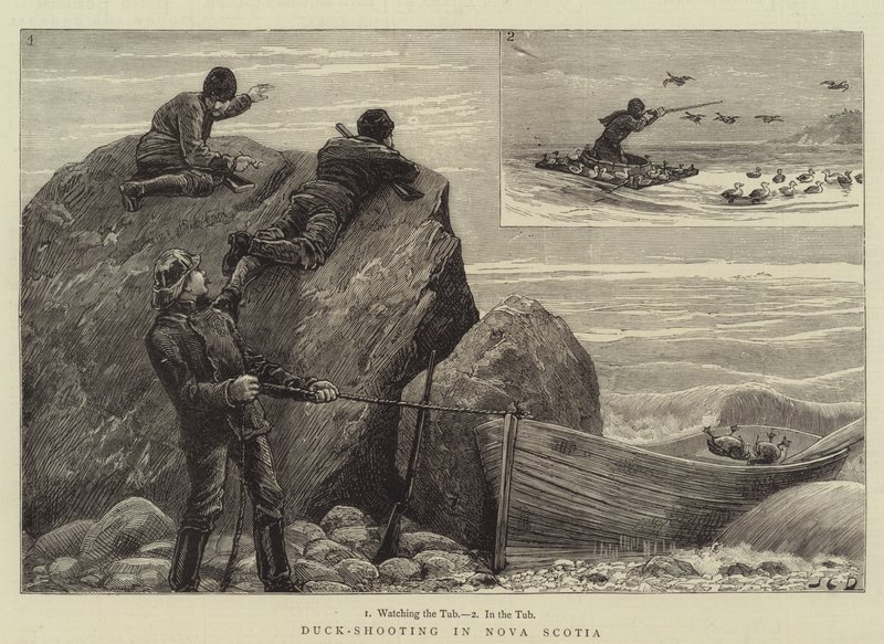 Andeskydning i Nova Scotia af John Charles Dollman