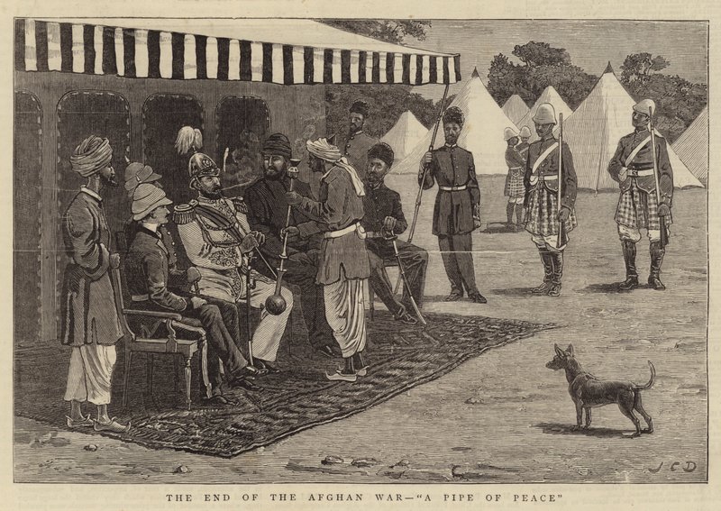 Afslutningen på den afghanske krig, et rør af fred af John Charles Dollman