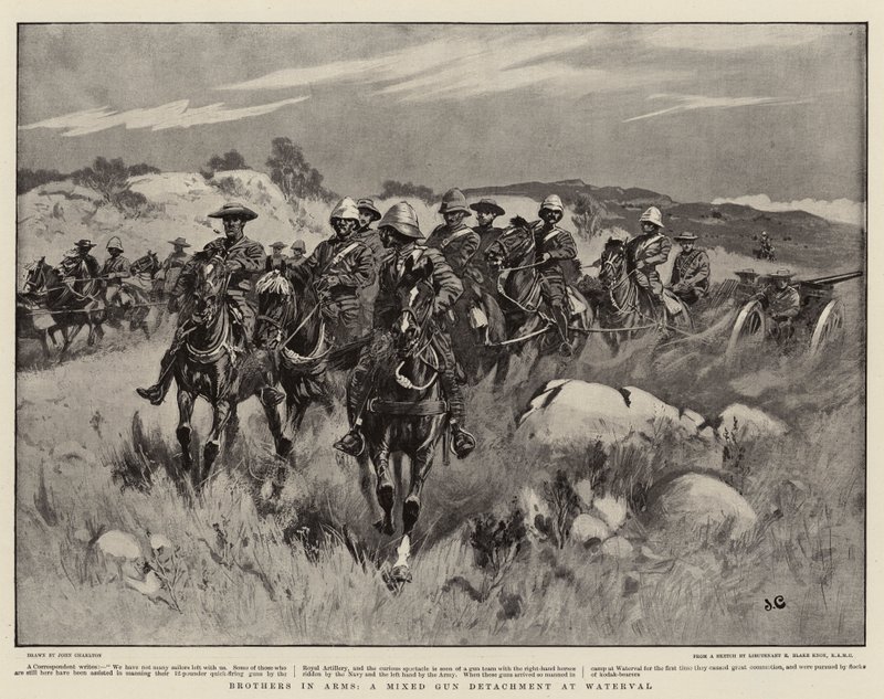 Brothers in Arms, en blandet våbenafdeling ved Waterval af John Charlton