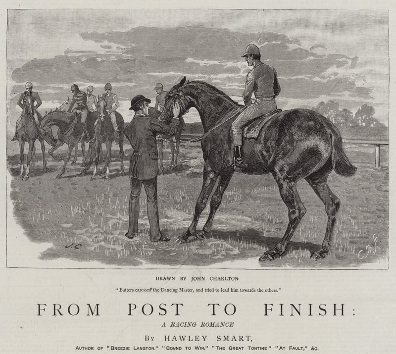 Fra post til slut, en racerromance af John Charlton