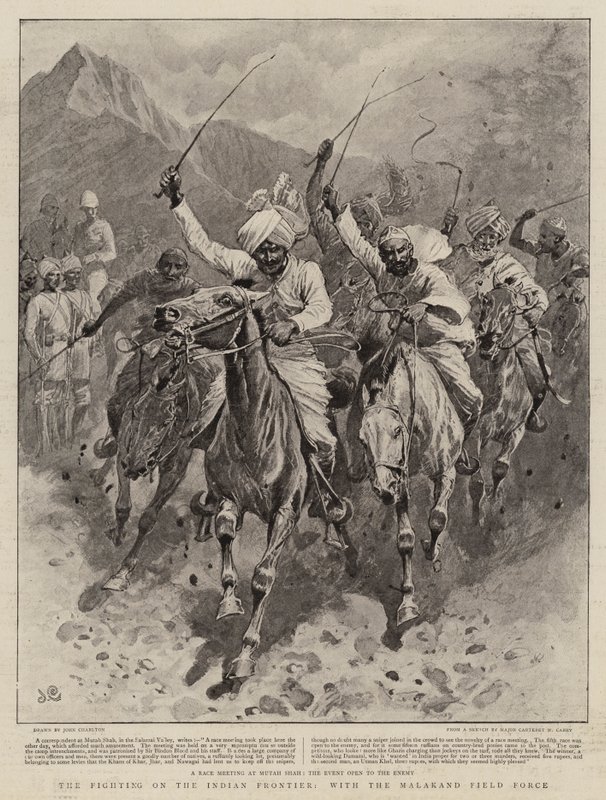 Kampene ved den indiske grænse med Malakand Field Force af John Charlton