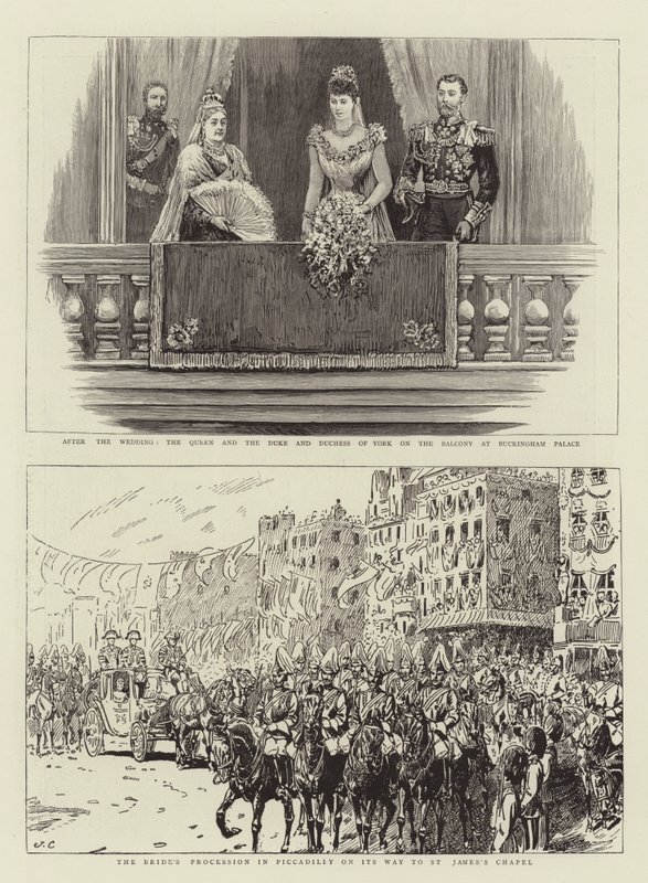 Bryllupet af hertug og hertuginde af York af John Charlton