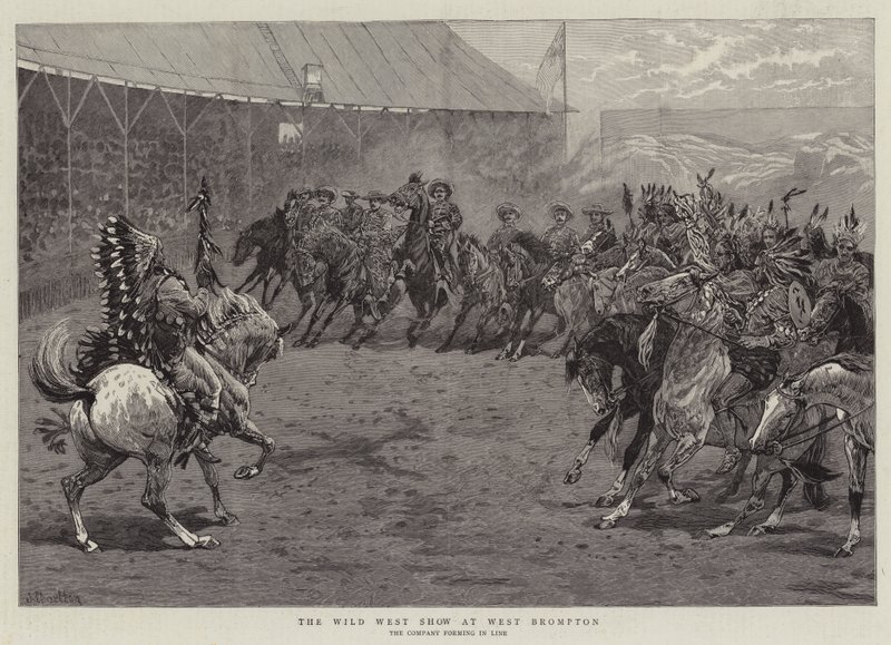 The Wild West Show i West Brompton af John Charlton