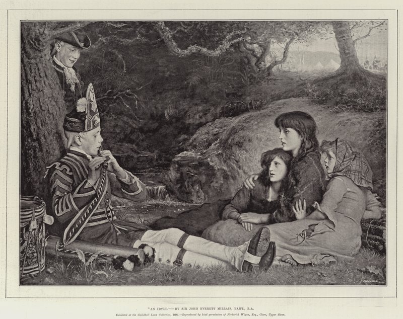 En idylle af John Everett Millais
