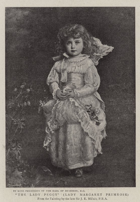 Lady Peggy, Lady Margaret Primrose af John Everett Millais