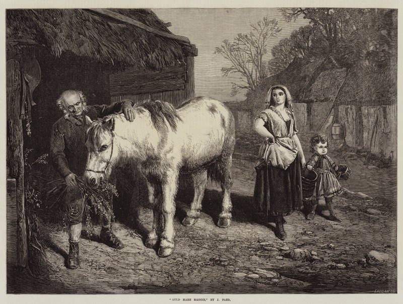 Auld Mare Maggie af John Faed