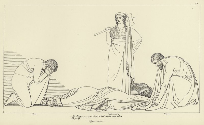 Agamemnon af John Flaxman