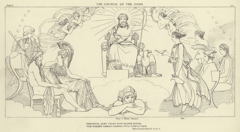 gudernes råd af John Flaxman