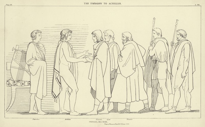 Ambassaden til Achilles af John Flaxman