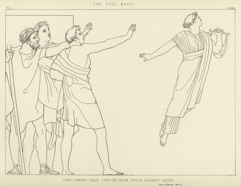 Den Onde Race af John Flaxman