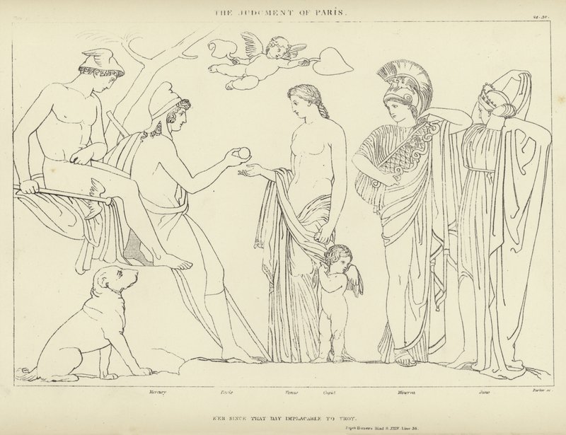 Paris-dommen af John Flaxman