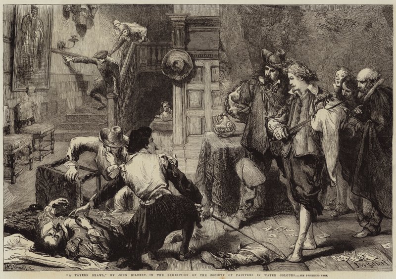 Et værtshusslagsmål af John Gilbert