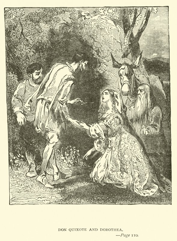 Don Quixote og Dorothea af John Gilbert