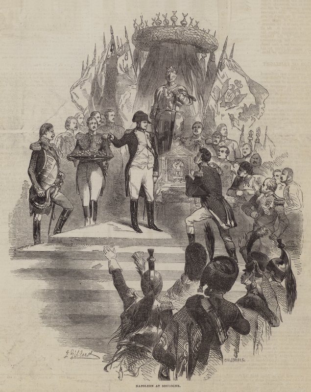 Napoleon ved Boulogne af John Gilbert