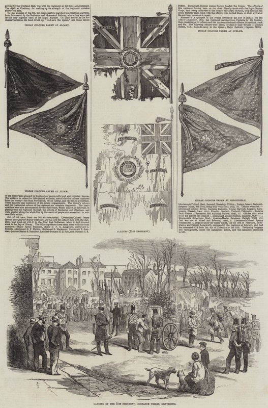 Det 31. regiments hjemkomst fra Indien af John Gilbert