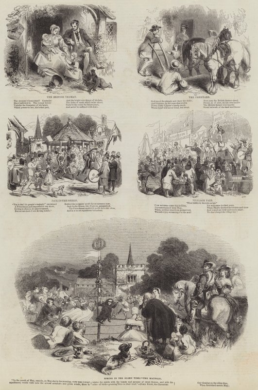 Forårsliv i by og land af John Gilbert