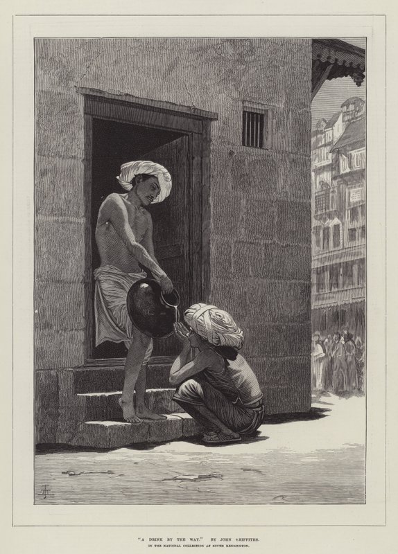 A Drink by the Way, i National Collection i South Kensington af John Griffiths