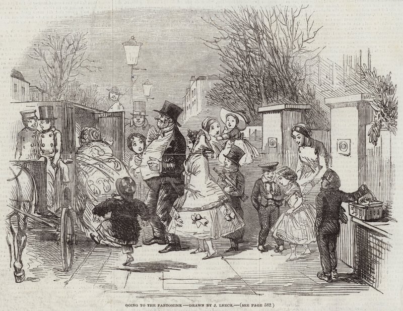 Går til Pantomime af John Leech