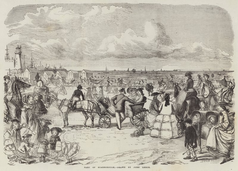 En del af Scarborough af John Leech