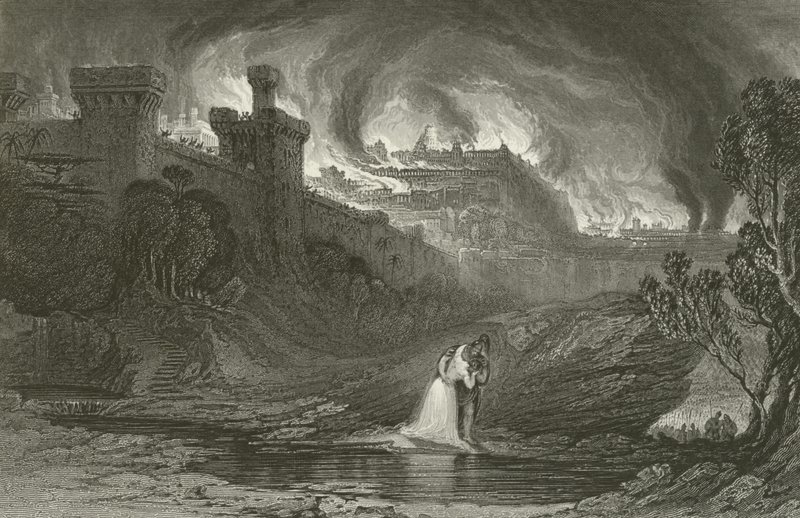 Jerusalems ødelæggelse af John Martin