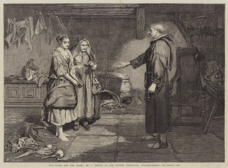 Bibelen og munken af John Pettie
