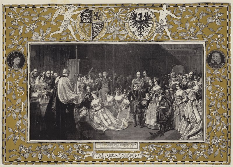 Bryllup af Prinsesse Royal med Prins Frederick William af Preussen i det kongelige kapel, St James