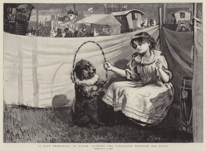 En sidste øvelse i Epsom, der satte favoritten igennem hans tempo af John Robertson Reid
