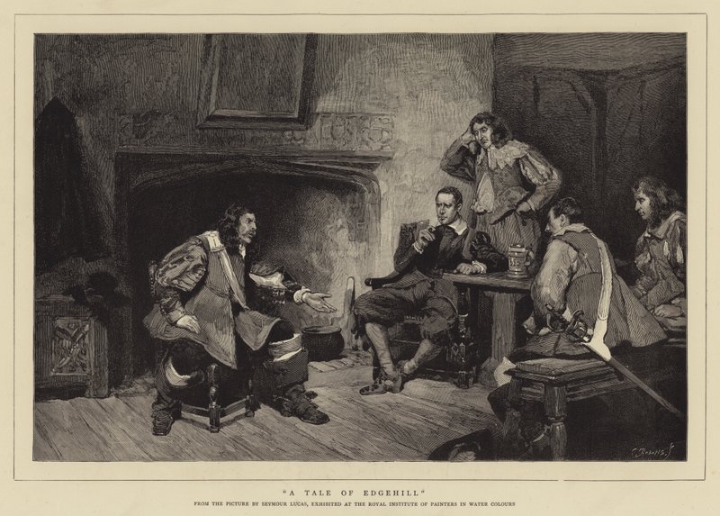 En fortælling om Edgehill af John Seymour Lucas