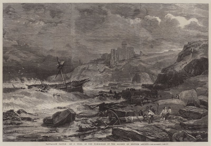Tantallon Slot af John Syer