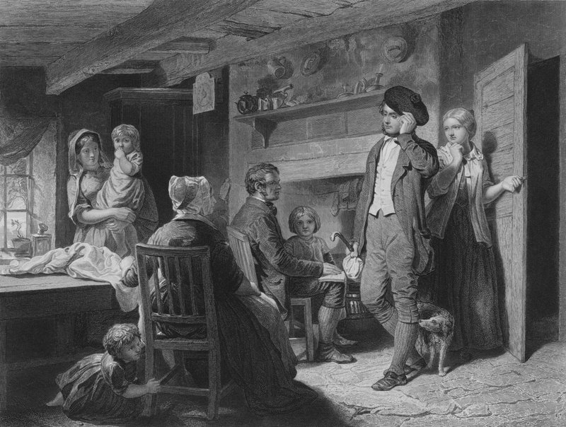 Illustration til The Cottar