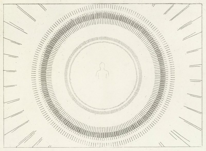 The Beatific Vision, Paradise, Canto 33 (gravering) af John (after) Flaxman