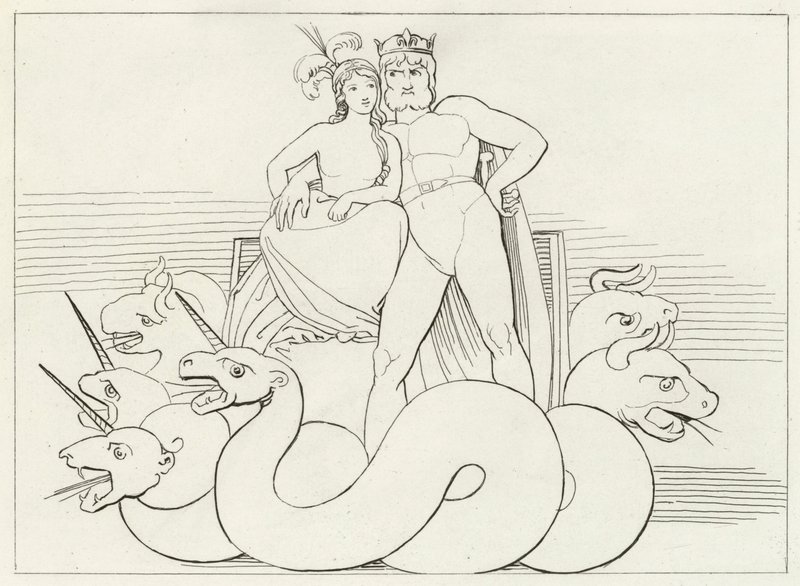 Kirkens intriger, Skærsilden, sang 32 (stik) af John (after) Flaxman