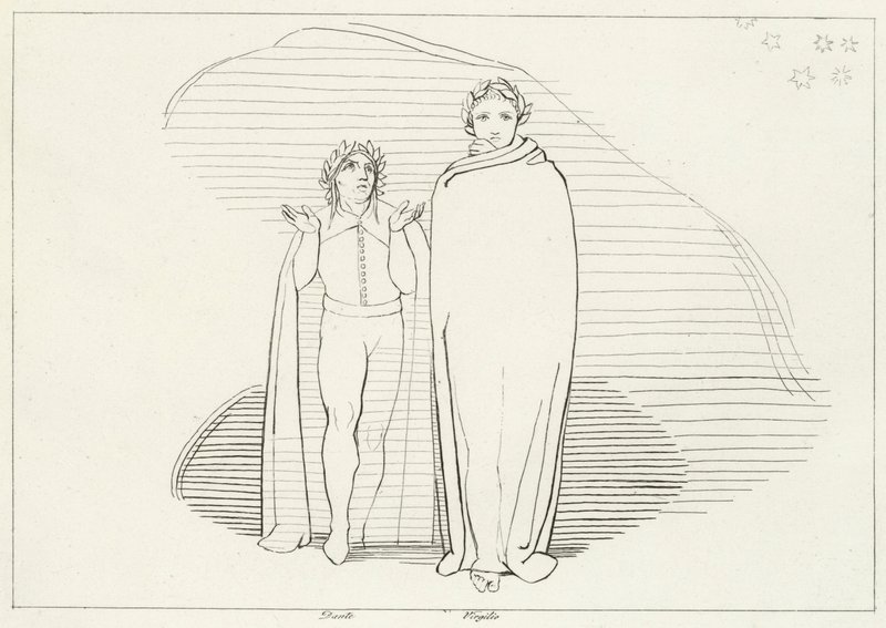 Opstandelsen, Inferno, Canto 34 (gravering) af John (after) Flaxman