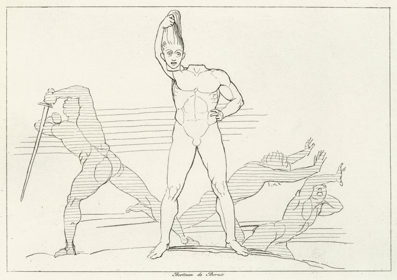 The Schismatics, Inferno, Canto 28 (gravering) af John (after) Flaxman