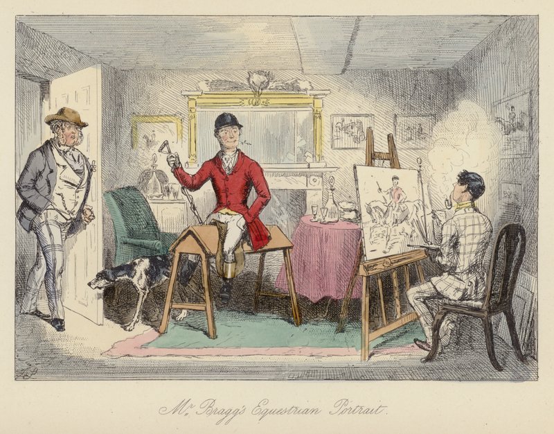 John Leech illustration til Mr Sponge