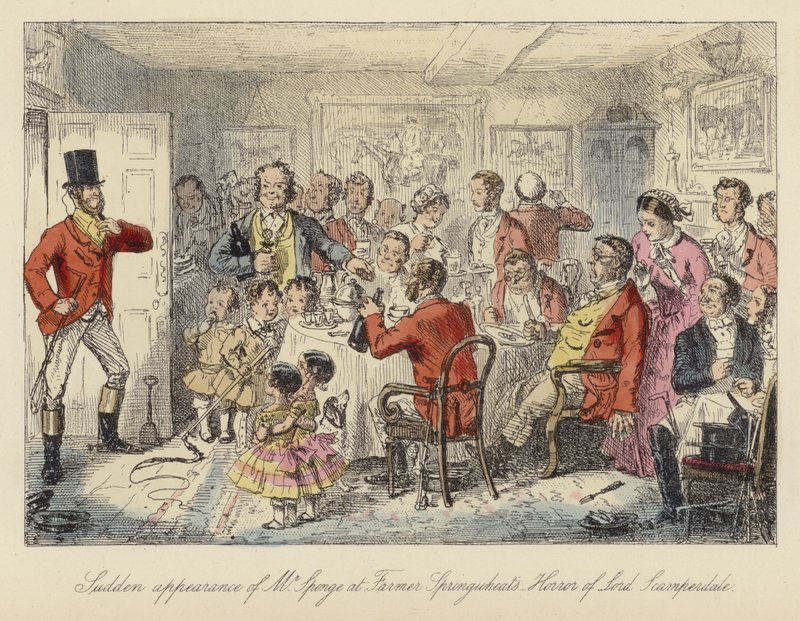 John Leech illustration til Mr Sponge