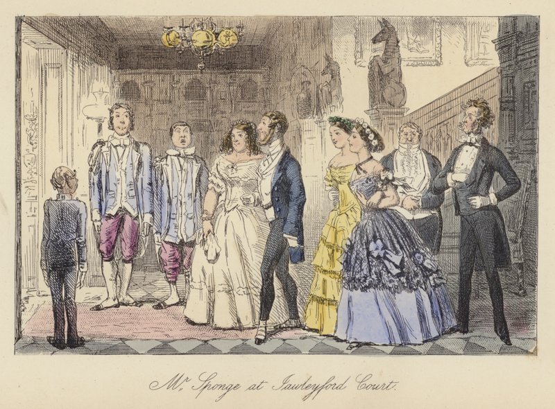 John Leech illustration til Mr Sponge